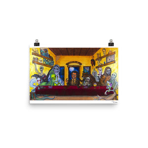 "Cryptid Last Supper" Lustre Art Print